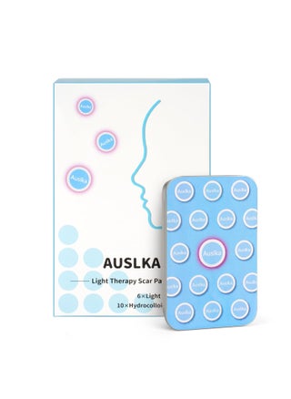 AUSLKA 6Pack LED Light Therapy Pimple Patch Red and Blue Light Hydrocolloid Pimple Patches Pimple Patch Spot Regimen for Zit BlemisheBlue Pimple Spot Treatment Patch - pzsku/ZB63626ADB9EDF851072AZ/45/1746218759/89ead158-c9e5-4d39-9be1-e91325d8a771