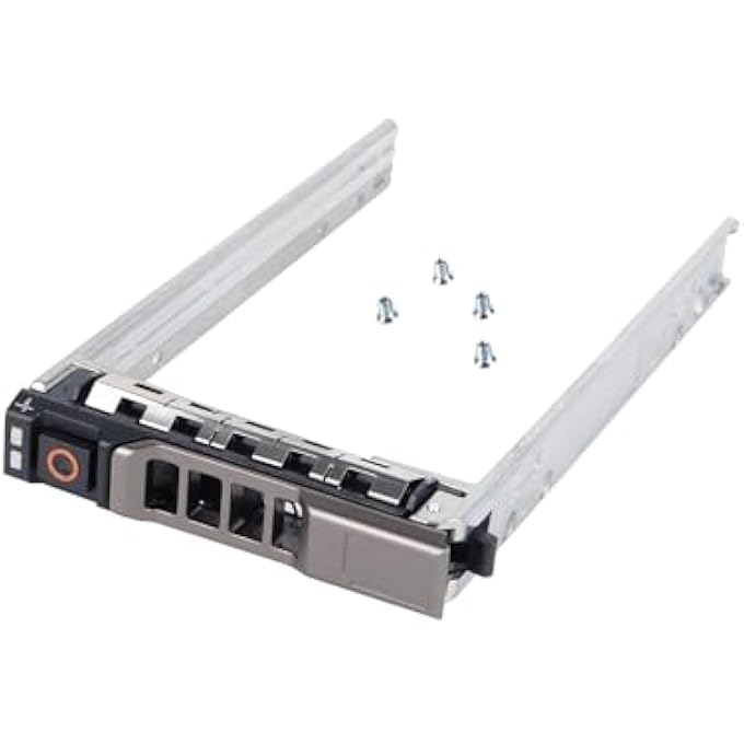 Heretom 10-PACK 0G176J G176J 2.5" HARD DRIVE CADDY FOR DELL POWEREDGE T440 T640 R430 T430 R630 T630 R730XD R830 R930 T620 R720 R820 SATA SAS TRAY WITH SCREWS - Image 3