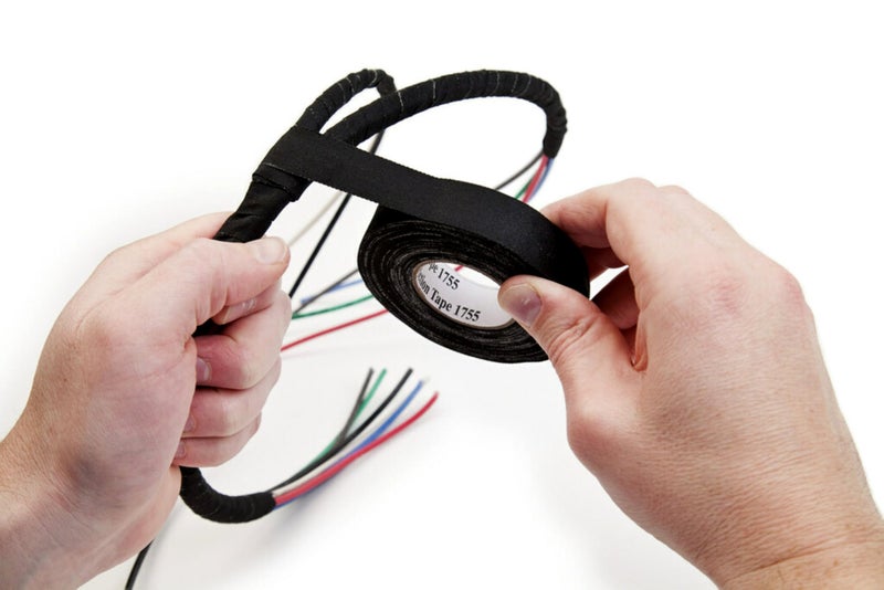 3M Temflex Vinyl Electrical Tape, 1700, 3/4 in x 60 ft, Black 1.5core (3-Roll) - Image 5