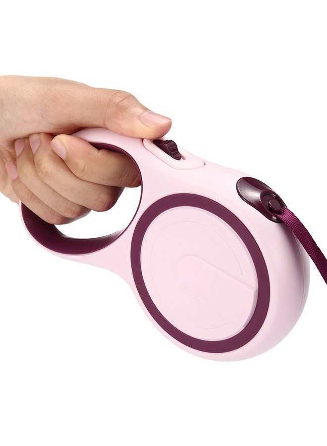 Loquat Automatic Retractable Leash Pink/Maroon - Image 2