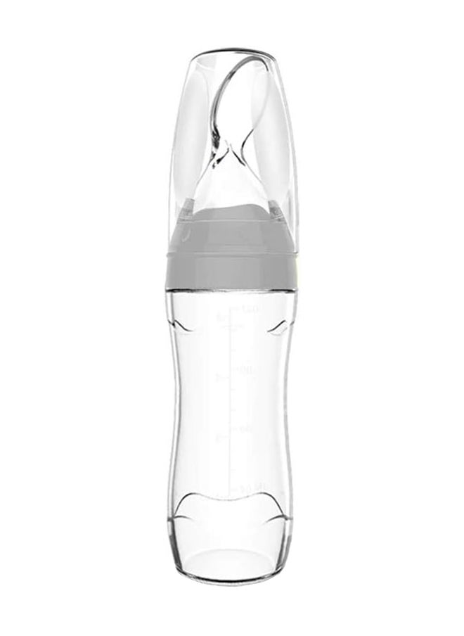haakaa Baby Food Dispensing Spoon 4 Oz, 4M+, Grey  - Image 2