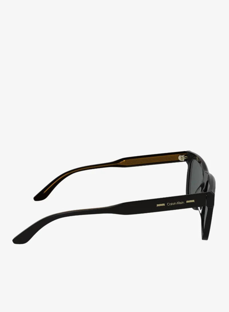 Calvin Klein  FULL RIM ACETATE MODIFIED RECTANGLE CALVIN KLEIN SUN CK25506S N 5420 (001) BLACK  | Best Price UAE