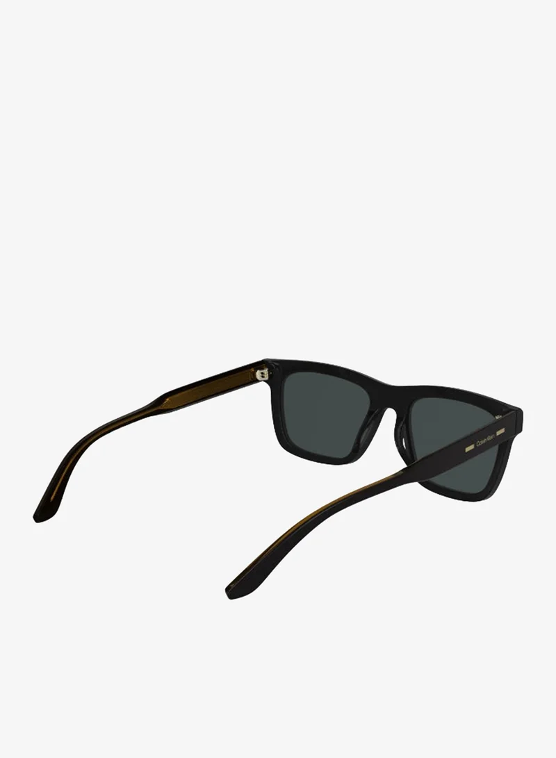 Calvin Klein  FULL RIM ACETATE MODIFIED RECTANGLE CALVIN KLEIN SUN CK25506S N 5420 (001) BLACK  | Best Price UAE