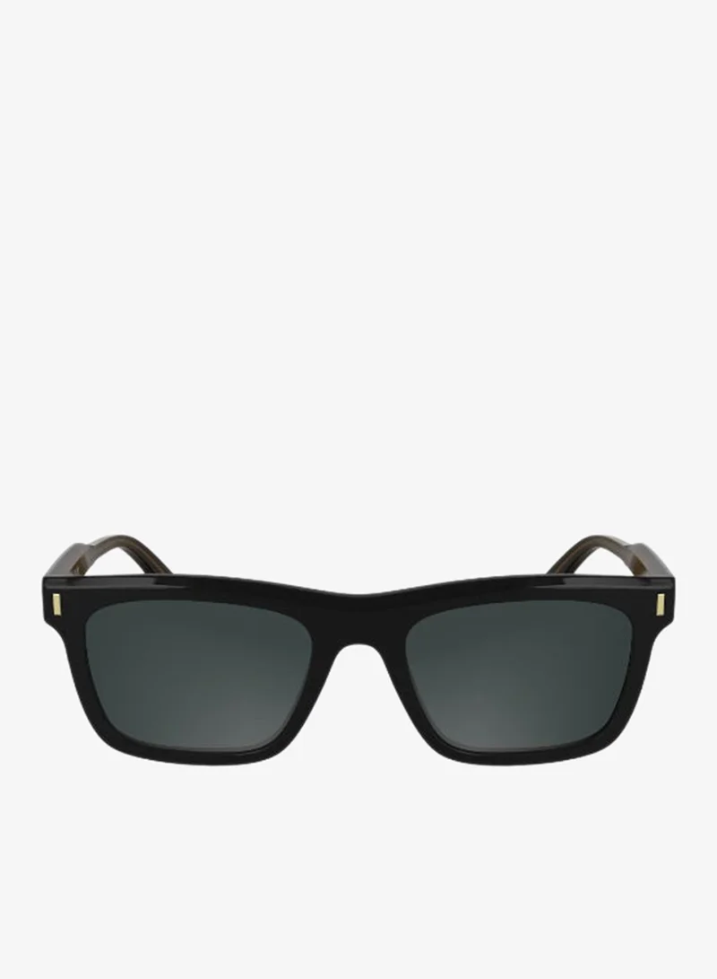 Calvin Klein  FULL RIM ACETATE MODIFIED RECTANGLE CALVIN KLEIN SUN CK25506S N 5420 (001) BLACK  | Best Price UAE