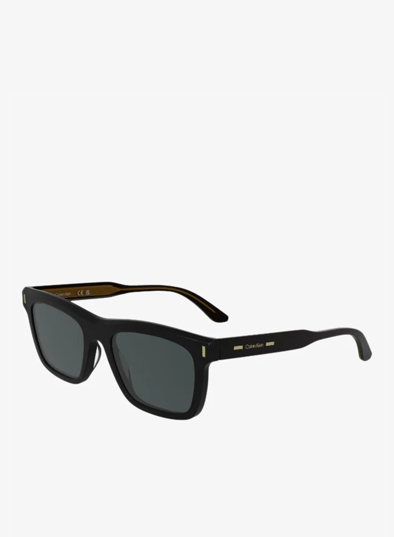 Calvin Klein  FULL RIM ACETATE MODIFIED RECTANGLE CALVIN KLEIN SUN CK25506S N 5420 (001) BLACK  | Best Price UAE
