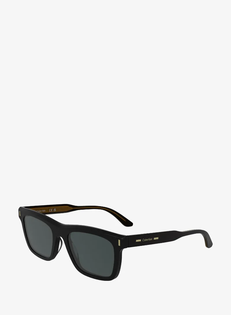Calvin Klein FULL RIM ACETATE MODIFIED RECTANGLE CALVIN KLEIN SUN CK25506S N 5420 (001) BLACK