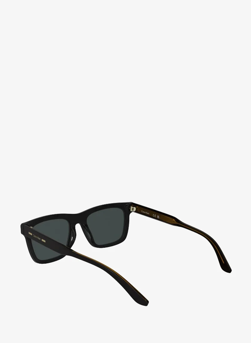 Calvin Klein  FULL RIM ACETATE MODIFIED RECTANGLE CALVIN KLEIN SUN CK25506S N 5420 (001) BLACK  | Best Price UAE