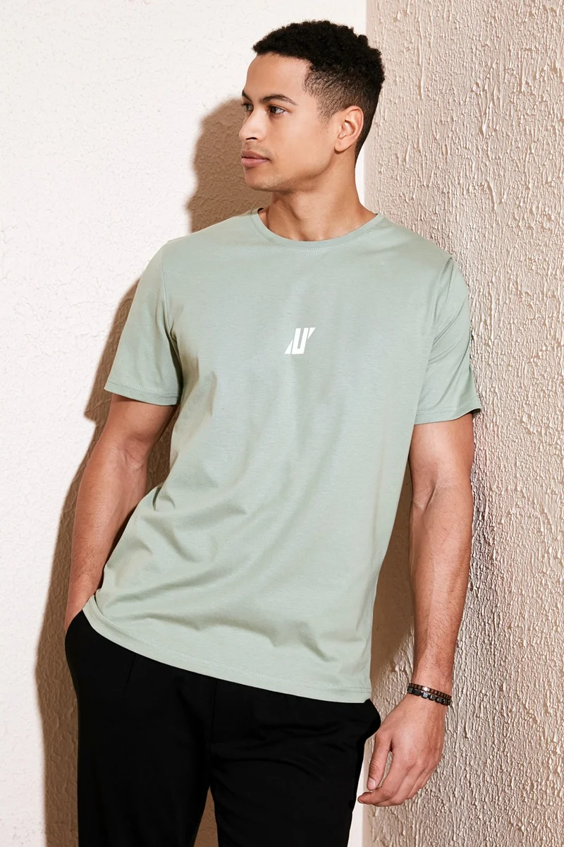 بوراتي 100% Cotton Crew Neck Regular Fit T Shirt Men's T Shirt 5902753