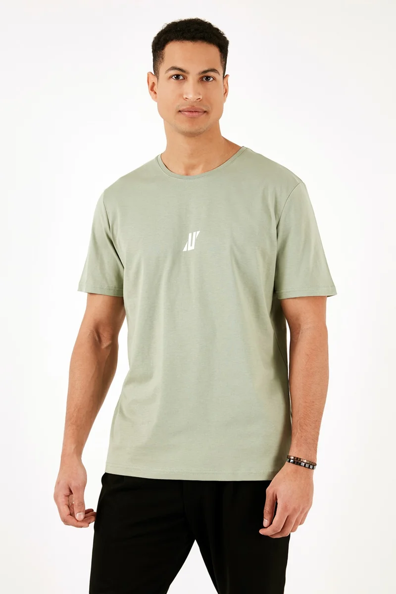 بوراتي 100% Cotton Crew Neck Regular Fit T Shirt Men's T Shirt 5902753