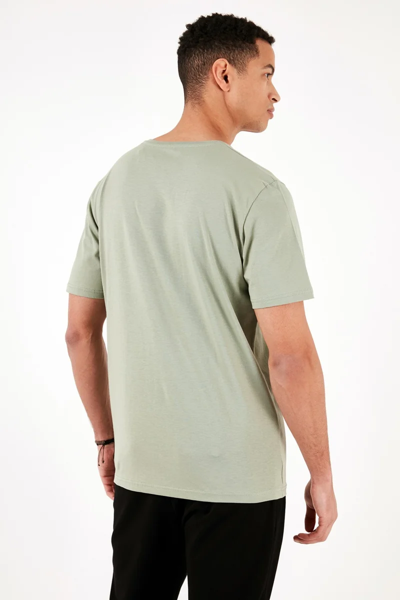 بوراتي 100% Cotton Crew Neck Regular Fit T Shirt Men's T Shirt 5902753
