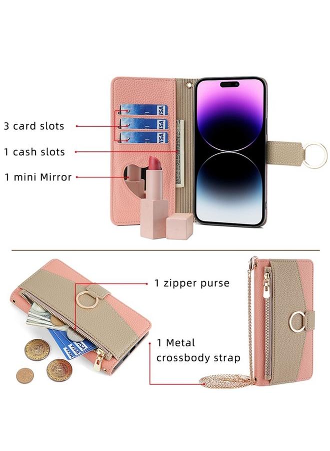 Zaboon Case For Infinix Hot 11s NFC Crossbody Litchi Texture Leather Phone Case - Image 3