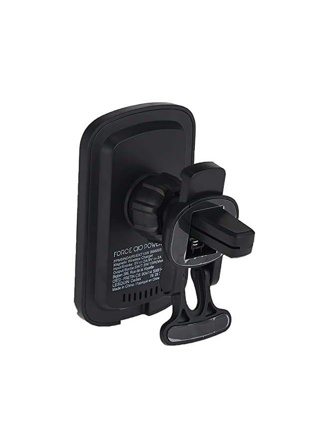 FORCE power 15w magsafe compatible wireless charger & airvent car holder white  - Image 3