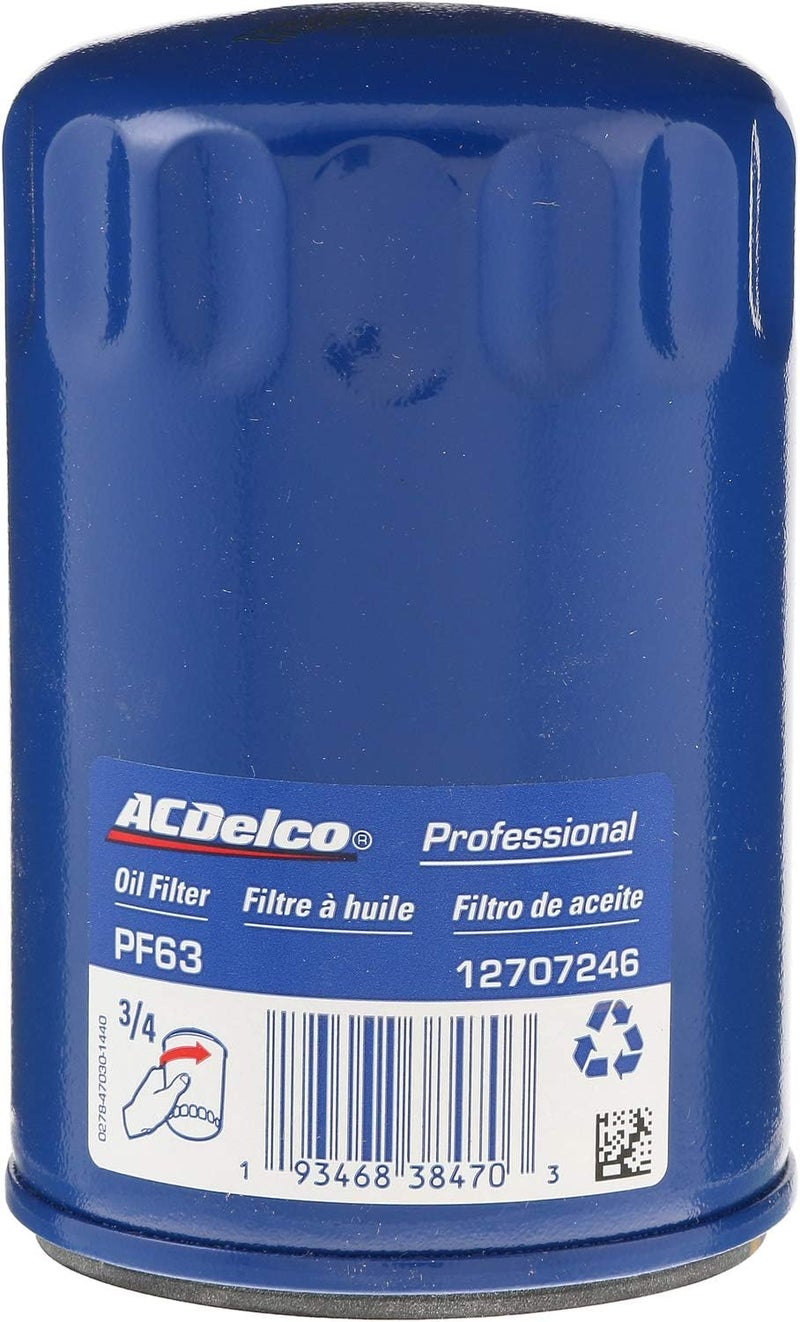 ACDelco PF63 Oil Filter for Chevrolet Silverado and GMC Sierra