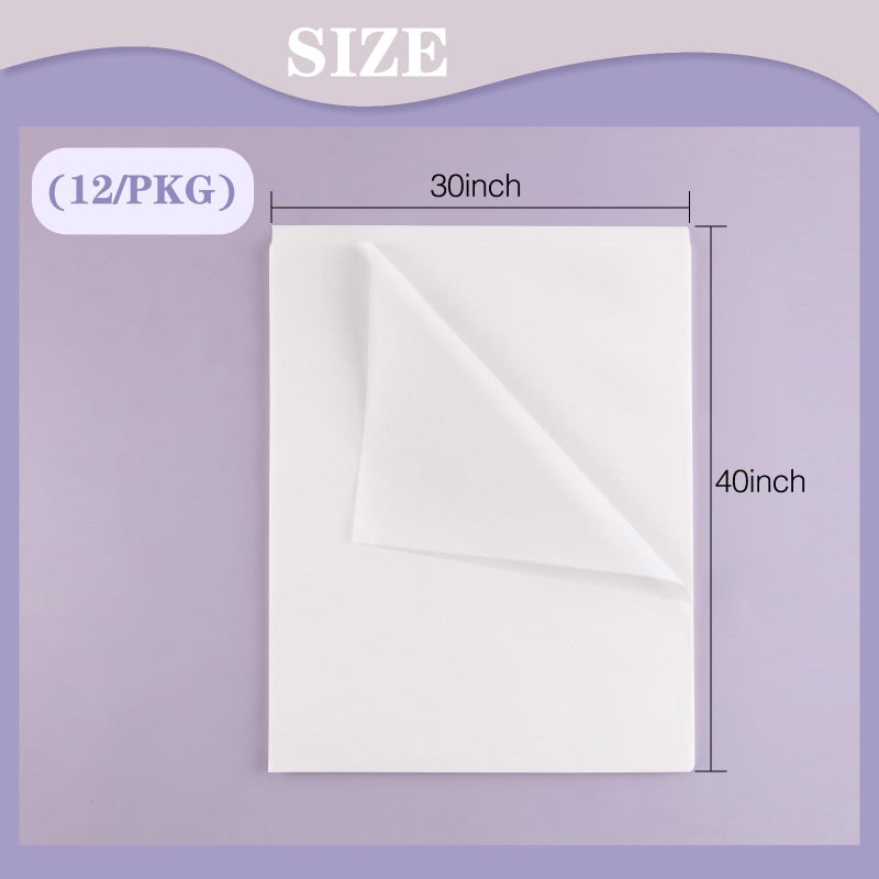 Lineco, Acid-Free Unbuffered Interleaving Tissue Paper for Storage, 30 x 40 Inches, Preserve and Separate Prints, Documents, Letters, Newspaper (Pack of 12) - Image 2