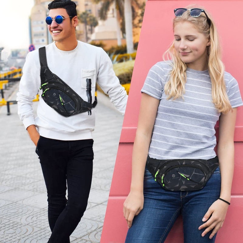 GUSTAVE Waist Bag For Unisex, Stylish Chest Bag Fanny Pouch Bag Belt Sport Bag For Travel Running Outdoor Sports Cycling - Image 5