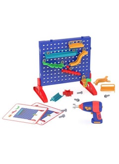 Educational Insights Design & Drill Marble Maze Marble Run Stem Toy Over 50 Pieces Ages 5+  - Image 1
