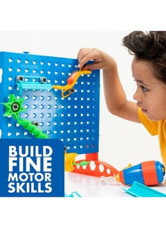 Educational Insights Design & Drill Marble Maze Marble Run Stem Toy Over 50 Pieces Ages 5+  - Image 4