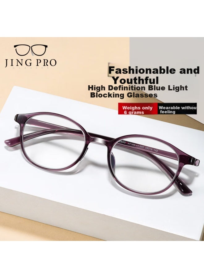 Mirror State Jingbang Ultra-light Tr High-definition Blue Light Blocking Gl Reading Gl For Men And Women, Genuine Universal Prescription Reading Gl - Image 1