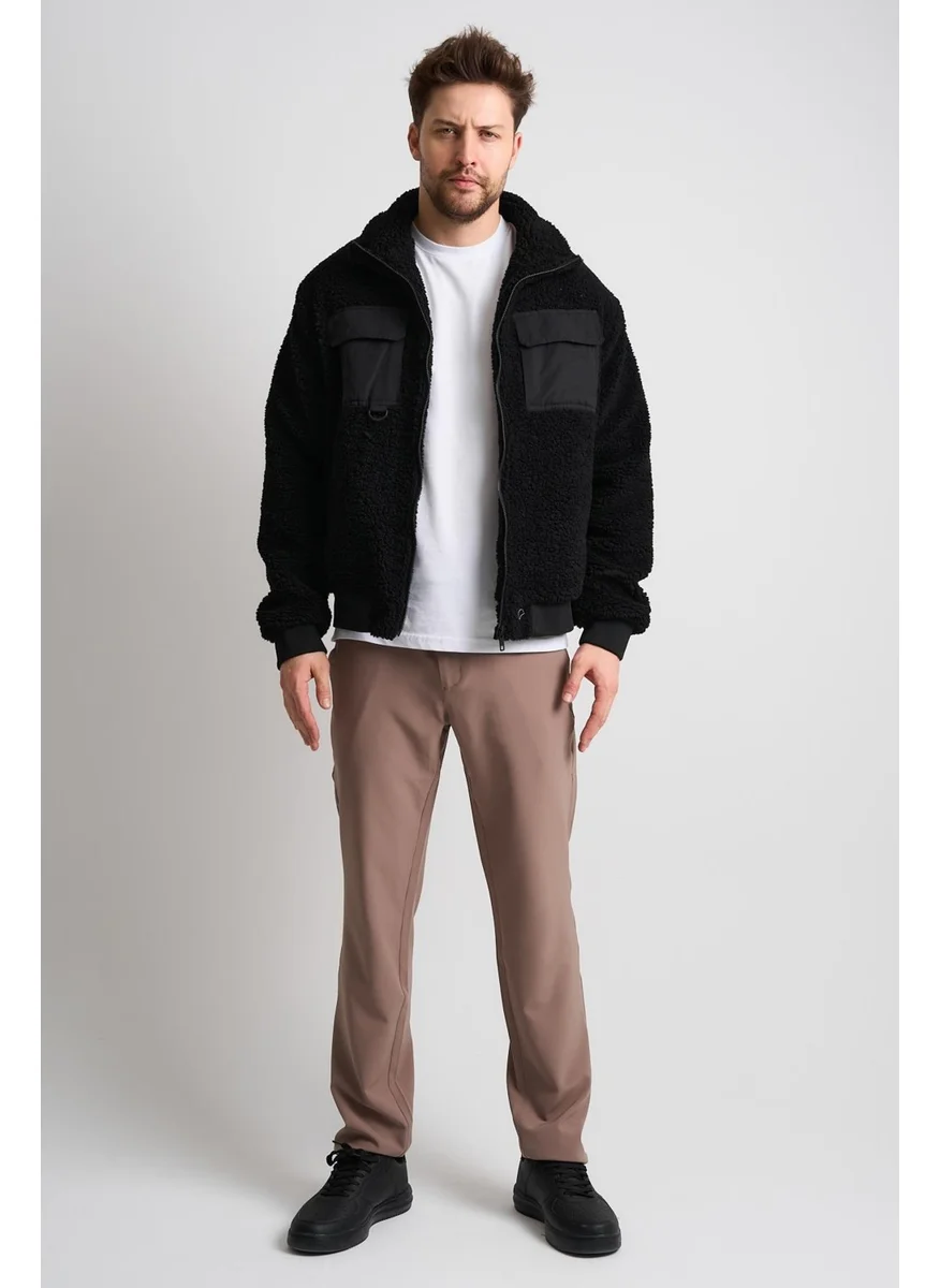 Alexander Gardi Alexandergardi Faux Wool Zipper Jacket