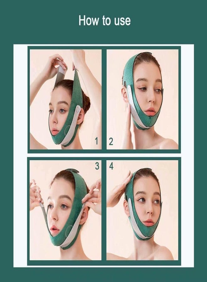 ESTAMINE Face Slimming Strap, V Line Face Lifting Slimming belt, Double Chin Slimmer for Women and Men, V-Shaped Line Chin Up Face Lift Double Chin Belt (Full Face Masks) - Image 5
