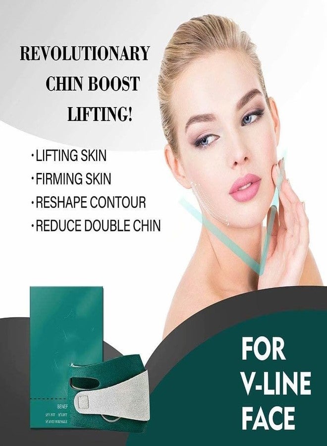 ESTAMINE Face Slimming Strap, V Line Face Lifting Slimming belt, Double Chin Slimmer for Women and Men, V-Shaped Line Chin Up Face Lift Double Chin Belt (Full Face Masks) - Image 3