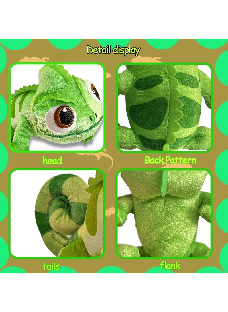 عام دمية سحلية محشوة ممغنطة للكتف - دمية محشوة رائعة، هدية مثالية للأولاد والبنات والأطفال الذين يحبون السحالي - Image 4