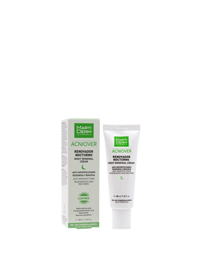 Martiderm Acniover Night Renewal Cream 40ml - Image 1