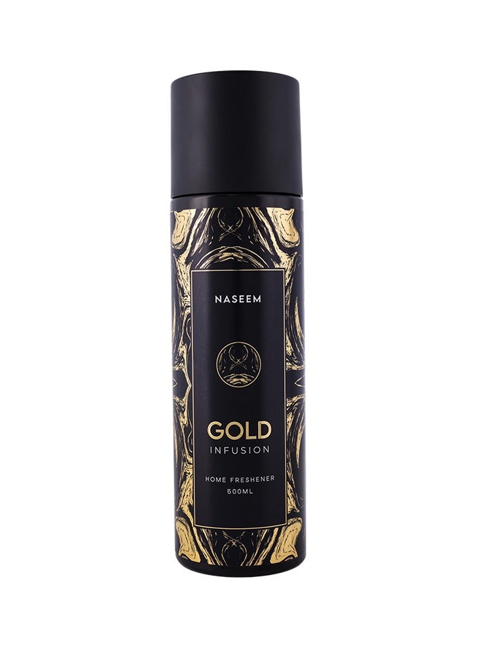 Naseem Gold Infusion Air Freshener Spray for Home, Office & Car - 500ml - Image 1