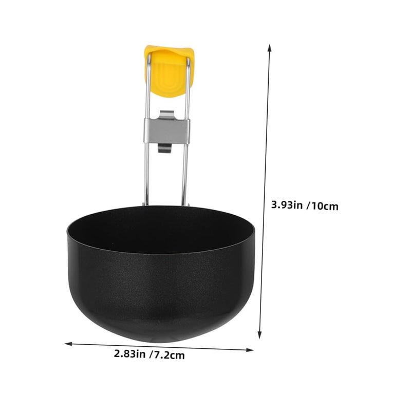 Foldable Non Stick Stainless Steel Egg Poacher Steamer For Eggs Vegetables Compact Easy Clean - Image 3