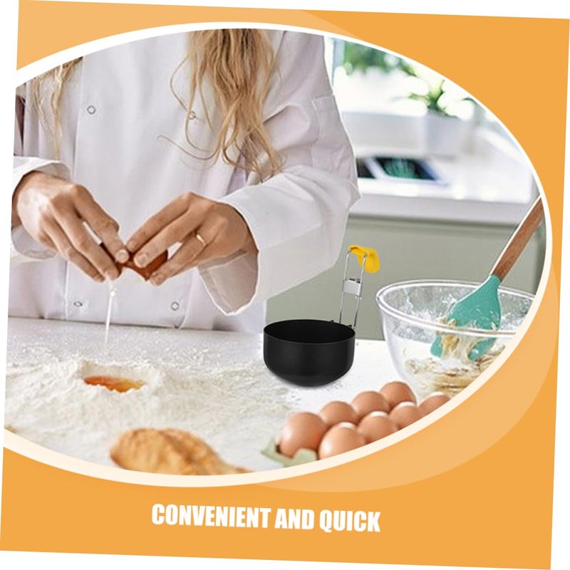 Foldable Non Stick Stainless Steel Egg Poacher Steamer For Eggs Vegetables Compact Easy Clean - Image 4