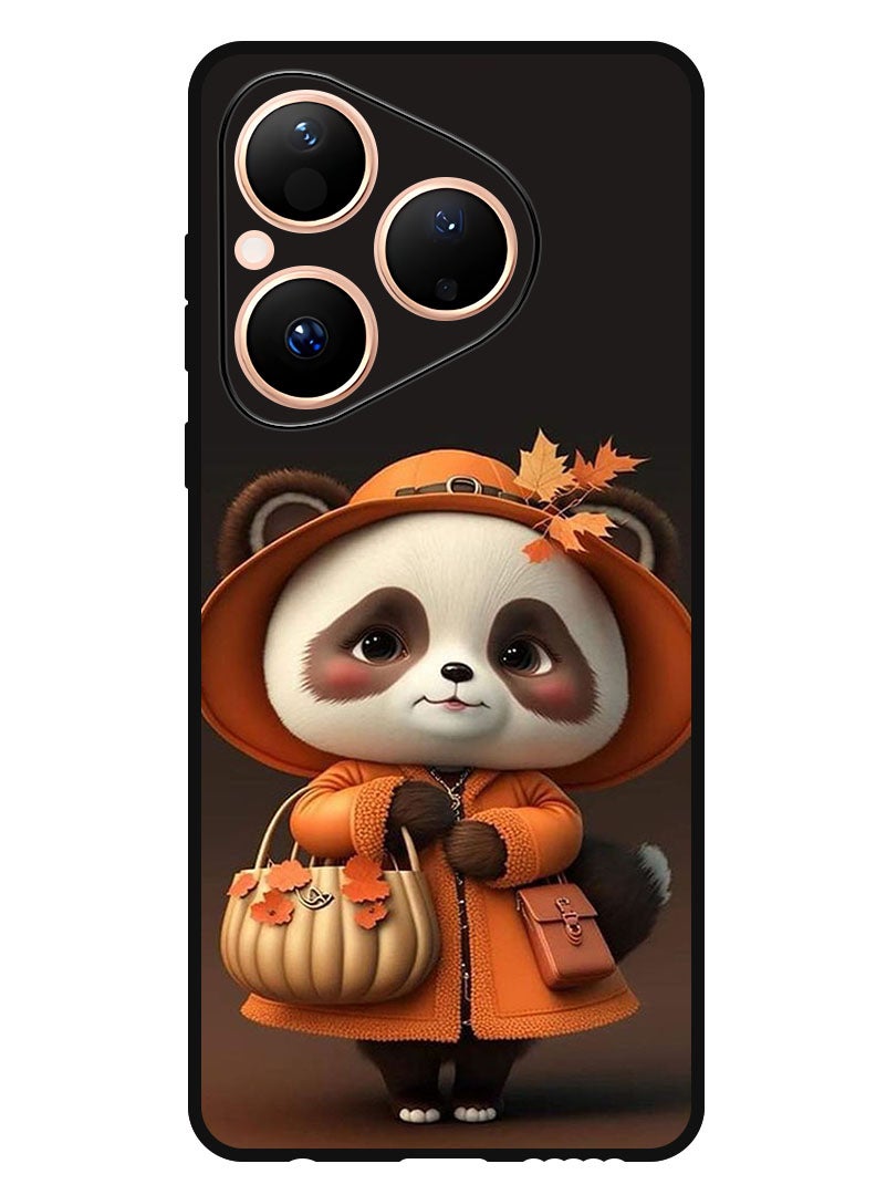 Theodor Case Compatible with Huawei Pura 80 6.6 Inch Protection Shockproof Bumper Cover Panda Lady - Image 1