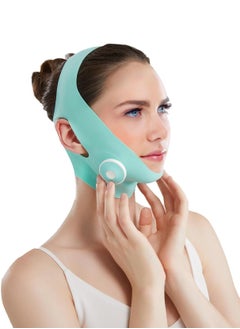 M MIAOYAN Facial V-Tape Massager Device Soft Fabric Jawline Exerciser, Facial Band V-Tape Lifting Band V-Tape Face Lifting Mask Gift for Women Mom  - Image 1