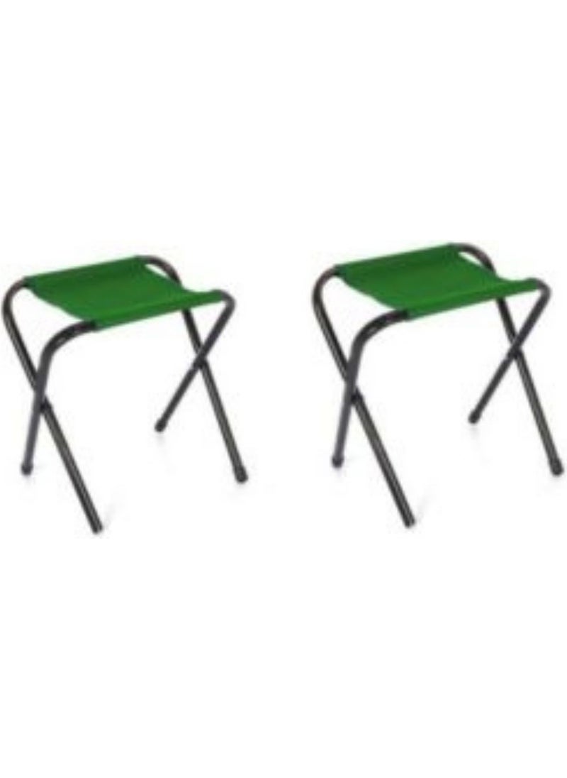 met35 Foldable Camping Stool (Fishing Stool) 2-Piece  - Image 1