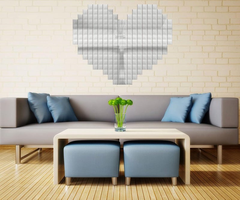 Micro Trader SelfAdhesive Real Glass Craft Mini Square and Round Mirrors Mosaic Tiles 5 x 5 mm - Image 4