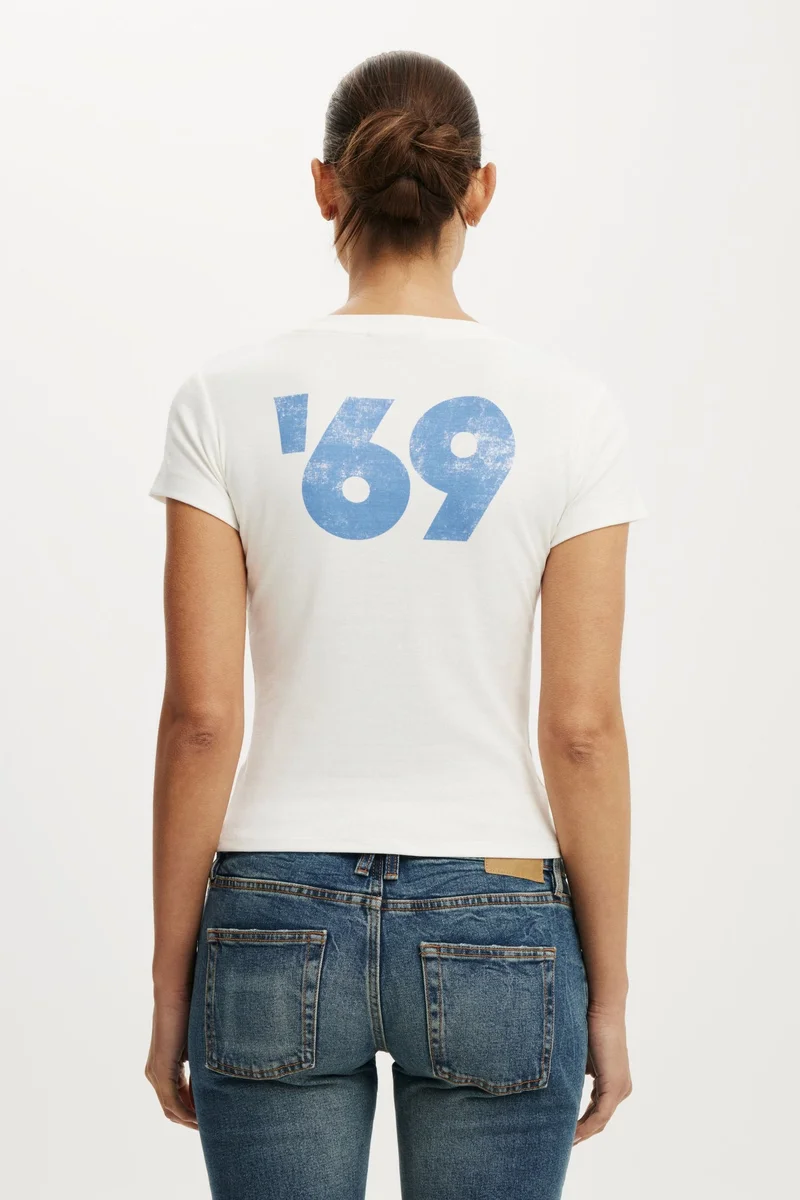 Cotton On  THE LCN GRAPHIC TINY TEE for Women | Best Price UAE