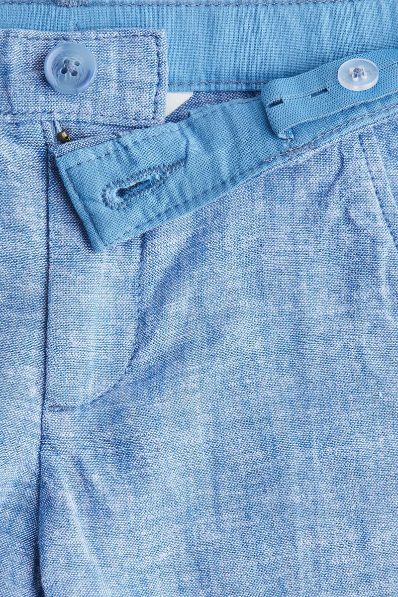 H&M Linen-Blend Chino Shorts