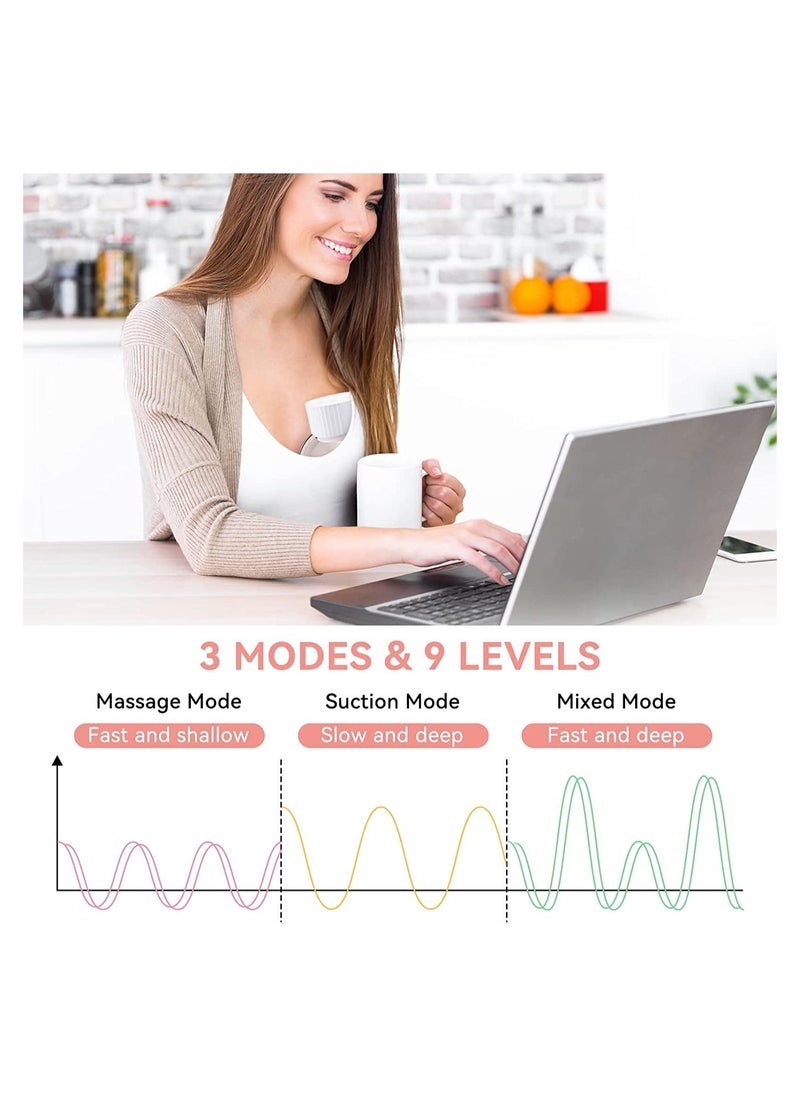 مضخة الثدي الكهربائية المزدوجة القابلة للارتداء والأيدي الخالية من الرضاعة الطبيعية مع 3 أوضاع و 9 مستويات، شاشة عرض LCD ووظيفة الذاكرة مضخة حليب لاسلكية متنقلة غير مؤلمة وقابلة لإعادة الشحن - pzsku/ZB637A791667414335536Z/45/_/1665223214/2e7cc571-0ae2-42af-830a-4fd89c28ef78