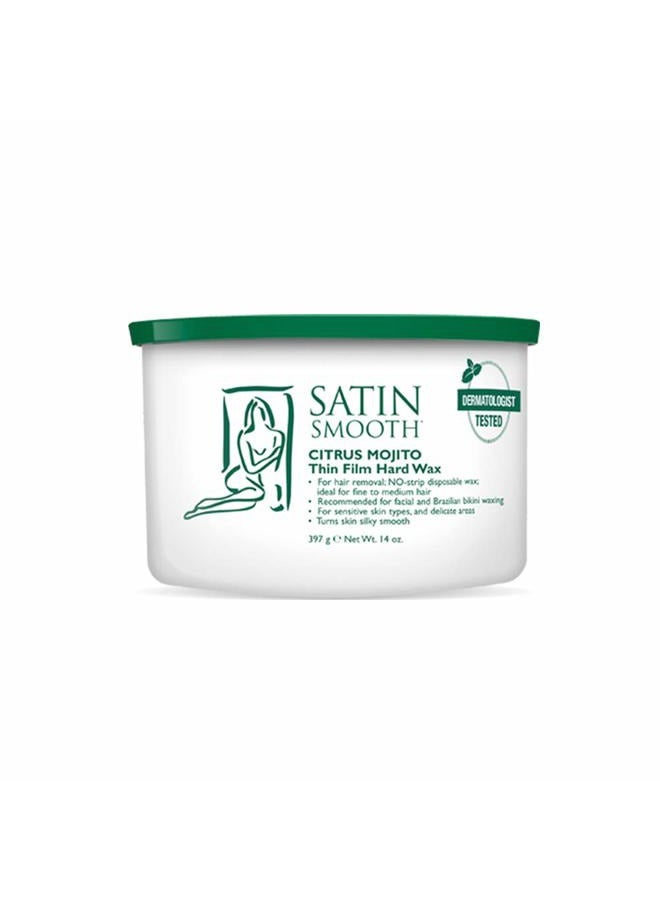 Satin Smooth Citrus Mojito Thin Film Hard Hair Removal Wax 14oz. - Image 1