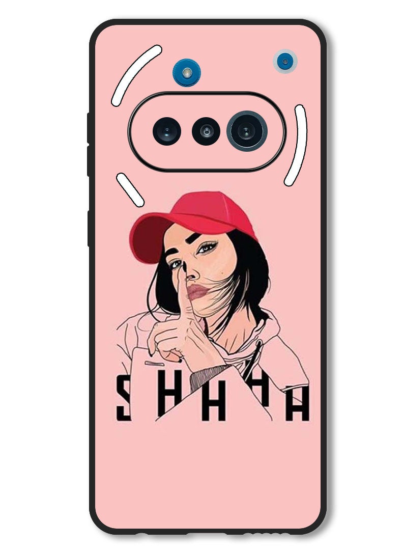 Theodor Case Compatible with Nothing Phone 3a Protection Shockproof Bumper Cover shhh - Image 1