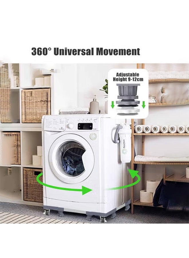 Washing Machine Base Stand with Locking Wheels Movable Universal Mobile Base for Dryer, Refrigerator, Furniture and Appliance - Image 5
