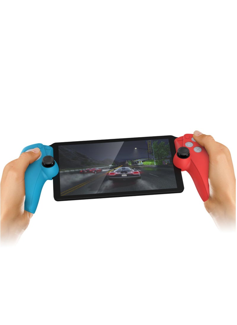 Left and Right Silicone Protective Case for PS5 Split Soft Rubber Cover Compatible with Playstation Portal Game Console