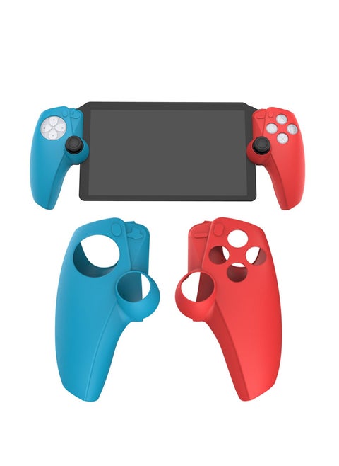 Left and Right Silicone Protective Case for PS5 Split Soft Rubber Cover Compatible with Playstation Portal Game Console