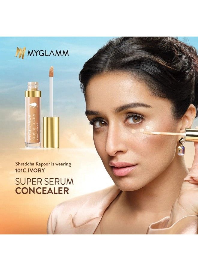 MyGlamm Super Serum Concealer 101C Ivory 6G ; Infused With Hyaluronic Acid & Vitamin C; Long Lasting & Full Coverage Concealer ; All Skin Types  - Image 3