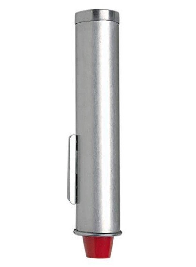 Dispense-RITE SFL-ADJ Surface-Mount Portion Cup Dispenser, Stainless Steel Gravity-Feed for 2 oz. to 6 oz. Plastic Cups and Containers, Self-Adjusting, 12" Length, Wall or Counter Mount - Image 1