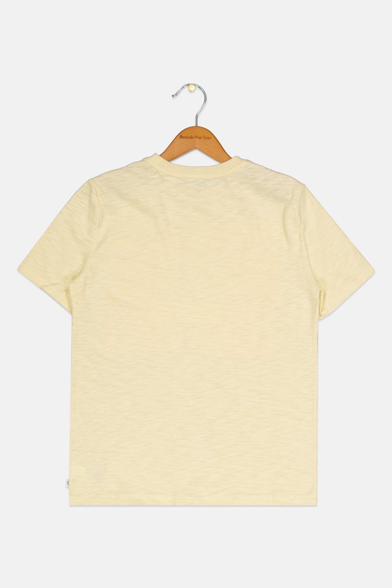 GAP Kids Boy Graphic Printed Short Sleeve T-Shirt, Yellow - Image 2