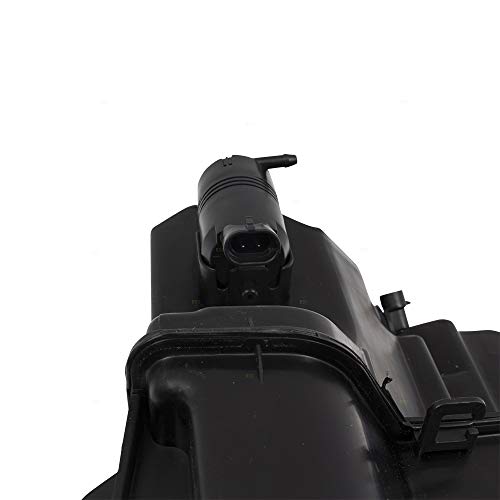 Brock 4489-0004 Replacement Windshield Washer Reservoir Expansion Tank Bottle with Pump and Sensor Compatible with 2013-2018 Nissan Altima Sedan - Image 3