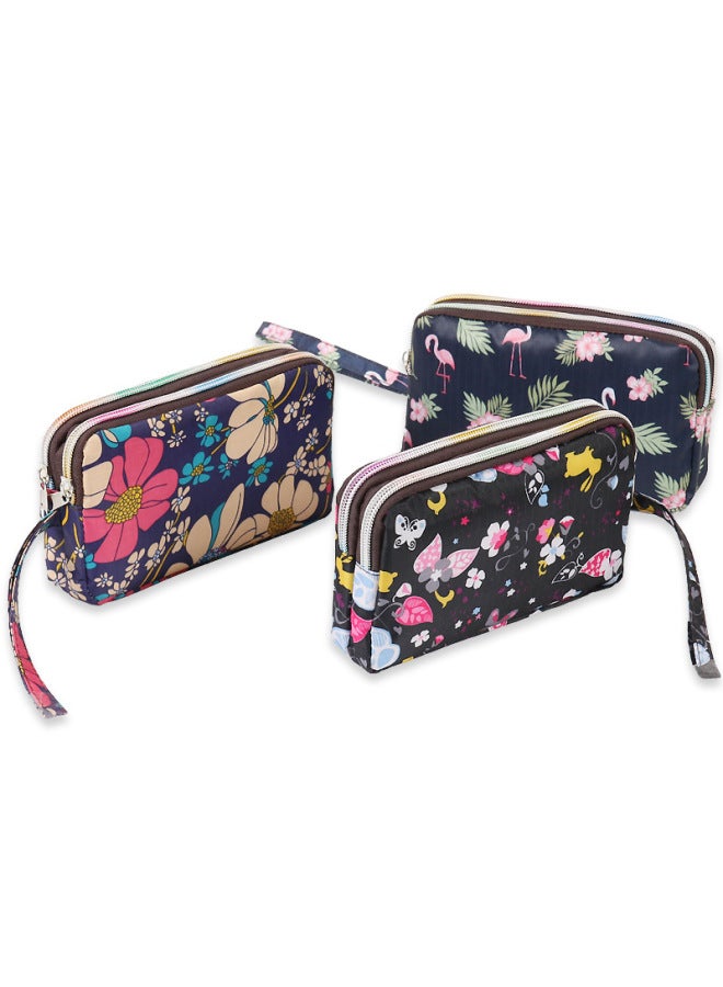 Women's Long Mobile Wallet Clutch Bag Women's Fabric Coin Purse Women's Clutch Small Handbag-Color:8501-a Flash In The Pan - Image 4