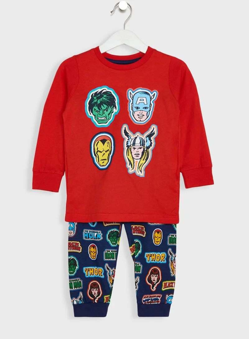 Marks & Spencer Kids Avengers Pyjama Set