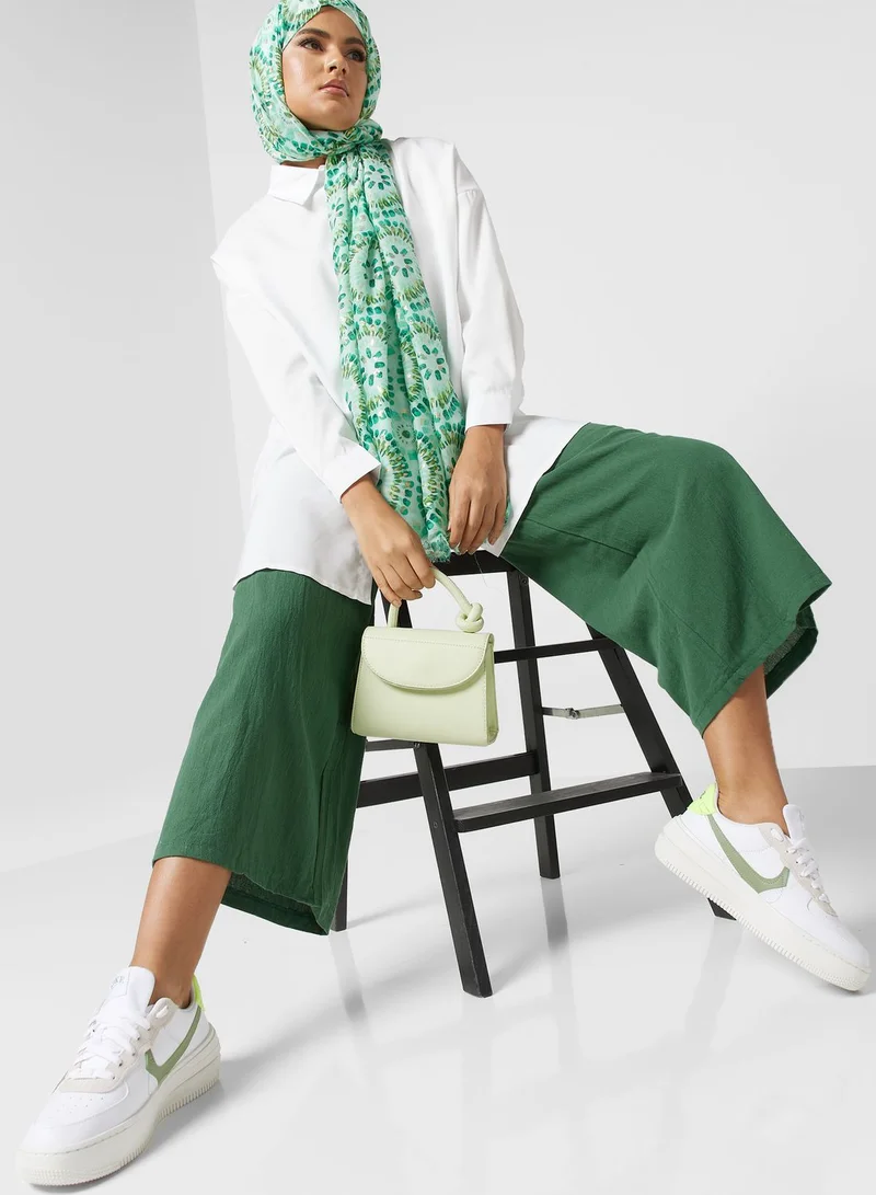 Khizana Wide Leg Casual Pants