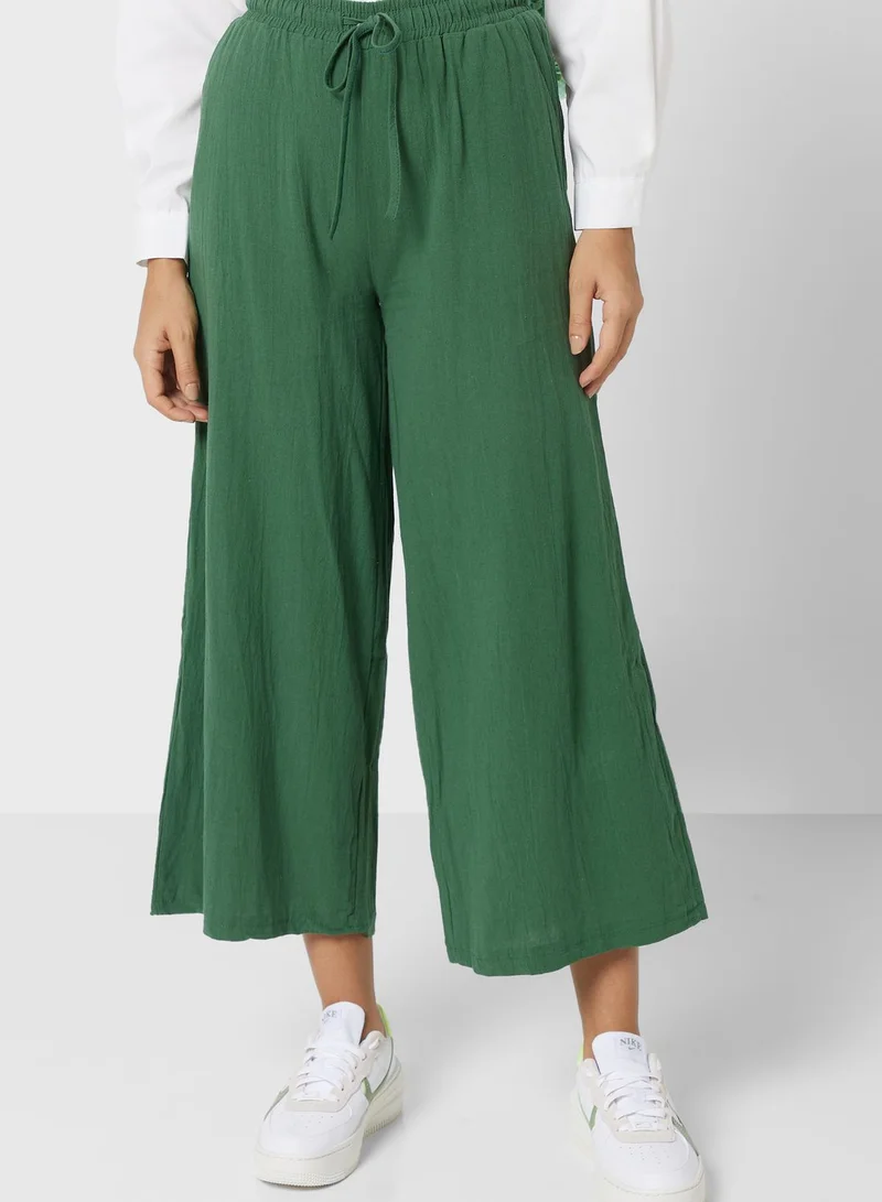 Khizana Wide Leg Casual Pants